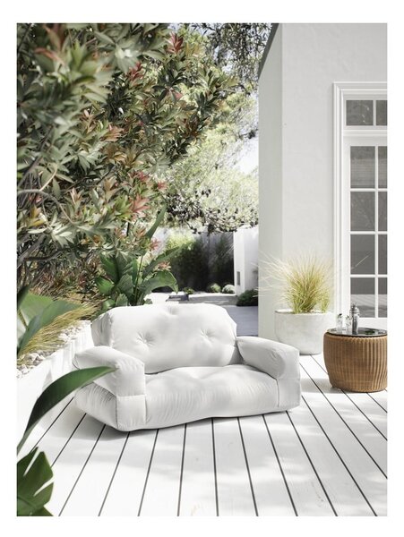 Biała sofa rozkładana odpowiednia na zewnątrz Karup Design OUT™ Hippo White