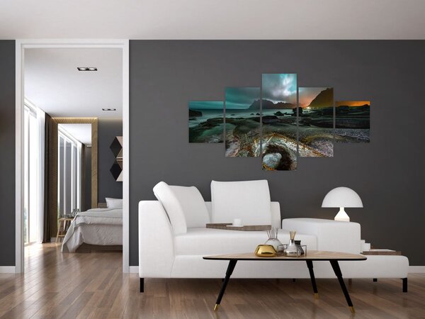 Obraz - Scena nocna (125x70 cm)