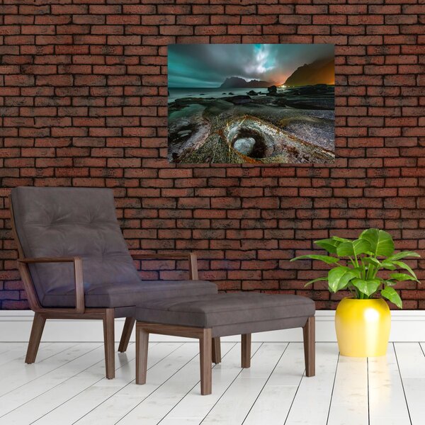 Obraz - Scena nocna (70x50 cm)