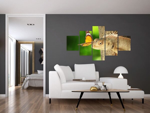 Obraz - Jaszczurka (125x70 cm)