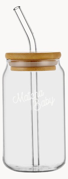 Kubek ze'słomką i pokrywką Matcha Baby