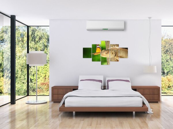 Obraz - Jaszczurka (125x70 cm)