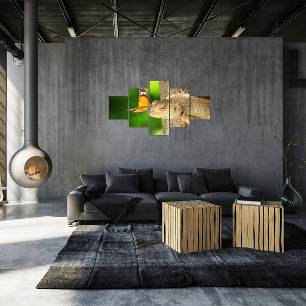 Obraz - Jaszczurka (125x70 cm)