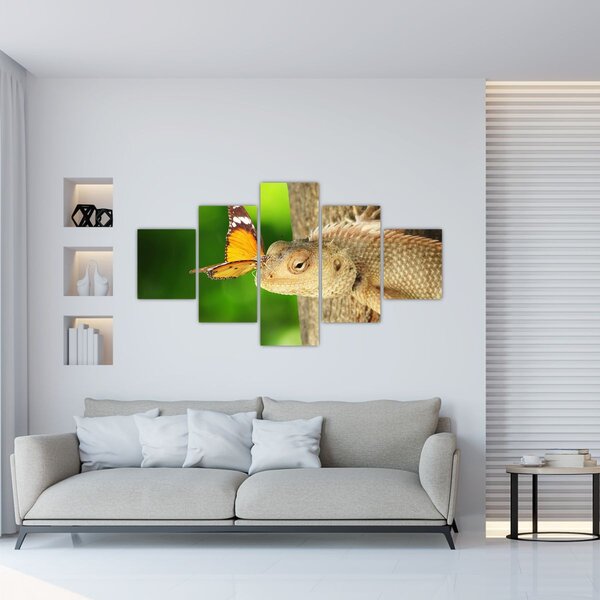 Obraz - Jaszczurka (125x70 cm)
