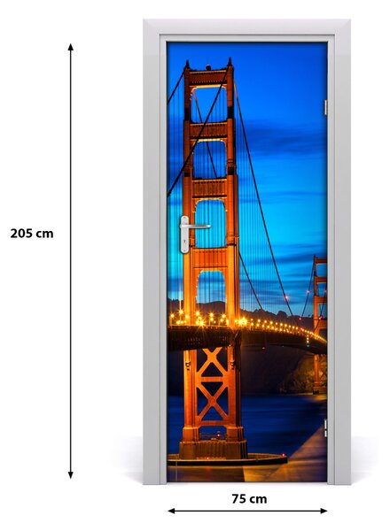 Fototapeta samoprzylepna DRZWI Most San Francisco