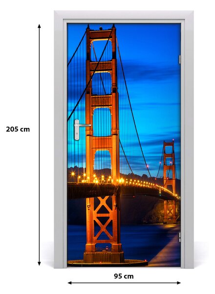 Fototapeta samoprzylepna DRZWI Most San Francisco