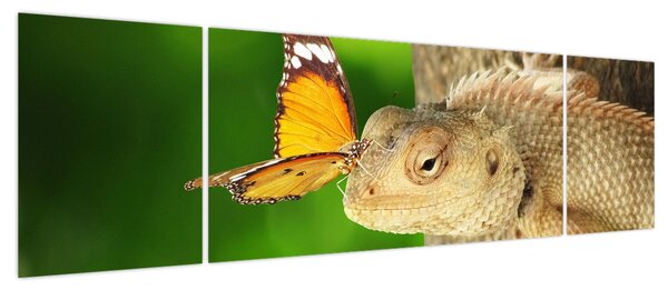 Obraz - Jaszczurka (170x50 cm)