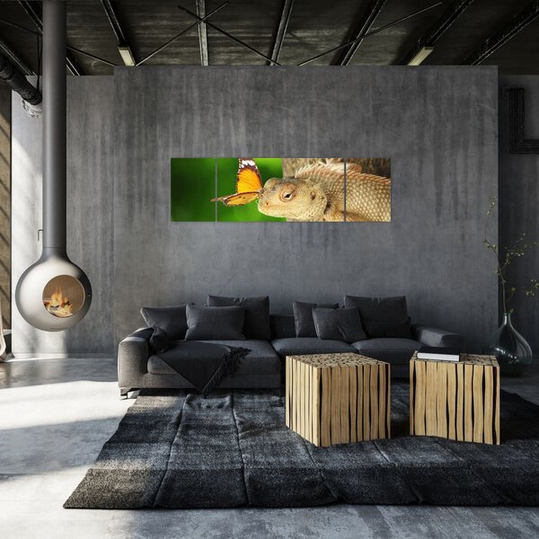 Obraz - Jaszczurka (170x50 cm)
