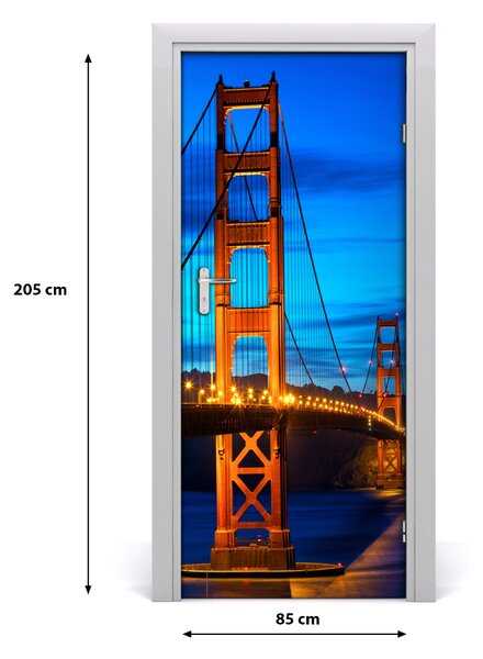 Fototapeta samoprzylepna DRZWI Most San Francisco
