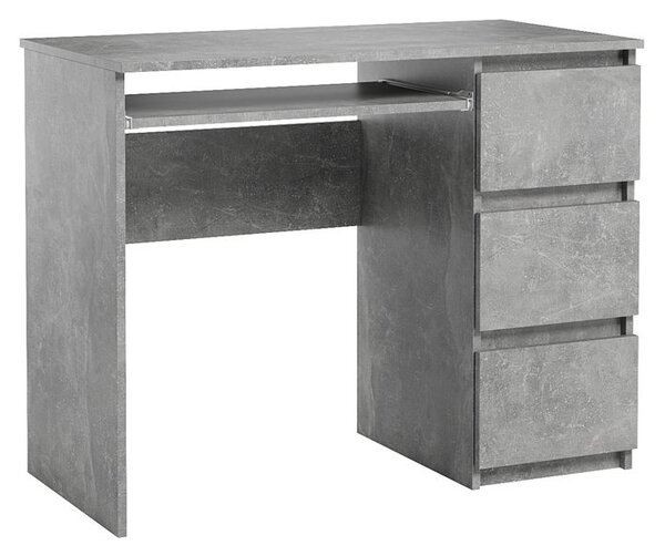 Matowe biurko Aglo - beton