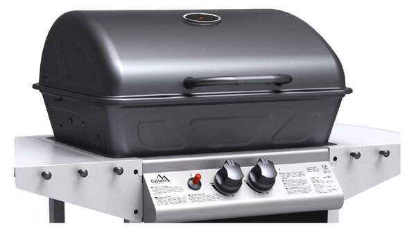 Grill ogrodowy na gaz z kółkami Cattara Party Point Flame Tamer