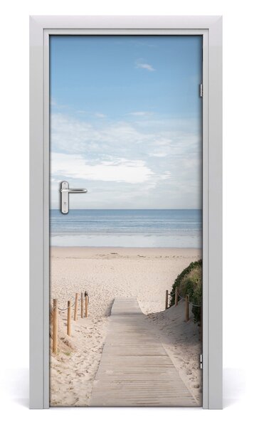 Naklejka fototapeta na drzwi Ścieżka na plażę