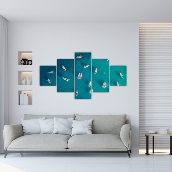 Obraz - Żaglówki (125x70 cm)