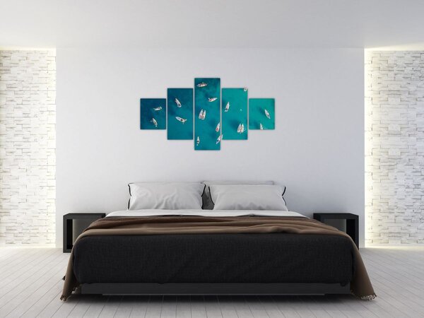 Obraz - Żaglówki (125x70 cm)
