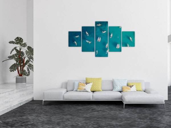 Obraz - Żaglówki (125x70 cm)