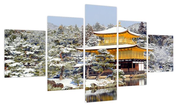 Obraz - Kinkakuji, Japonia (125x70 cm)