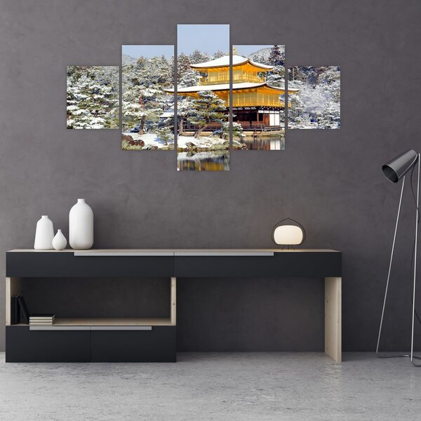 Obraz - Kinkakuji, Japonia (125x70 cm)