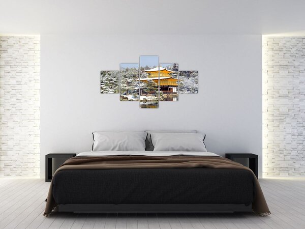 Obraz - Kinkakuji, Japonia (125x70 cm)