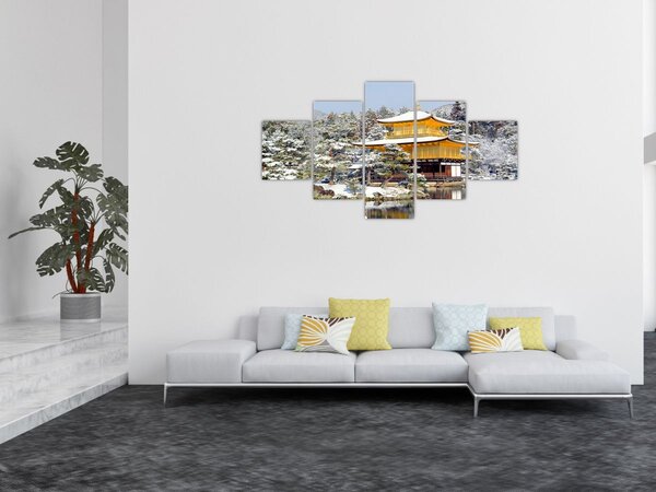 Obraz - Kinkakuji, Japonia (125x70 cm)