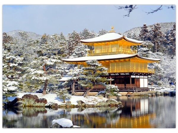 Obraz - Kinkakuji, Japonia (70x50 cm)