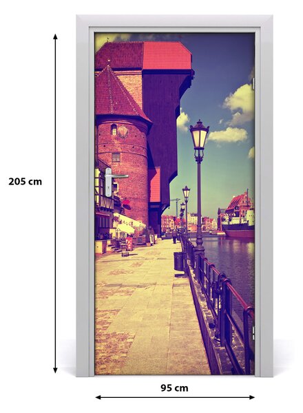 Fototapeta samoprzylepna na drzwi Gdańsk Polska