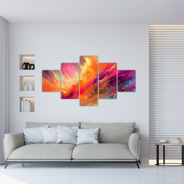 Obraz - Dynamiczna abstrakcja (125x70 cm)