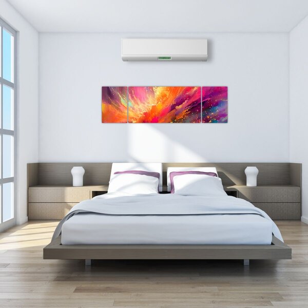 Obraz - Dynamiczna abstrakcja (170x50 cm)