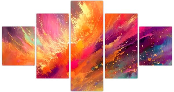 Obraz - Dynamiczna abstrakcja (125x70 cm)