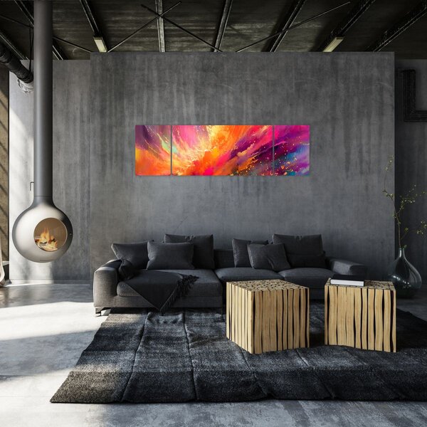 Obraz - Dynamiczna abstrakcja (170x50 cm)