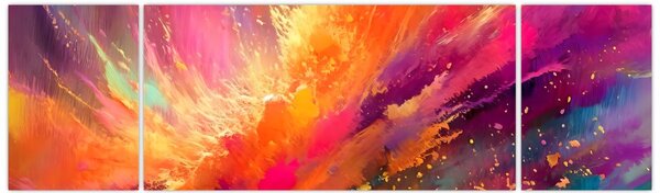 Obraz - Dynamiczna abstrakcja (170x50 cm)