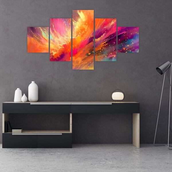 Obraz - Dynamiczna abstrakcja (125x70 cm)