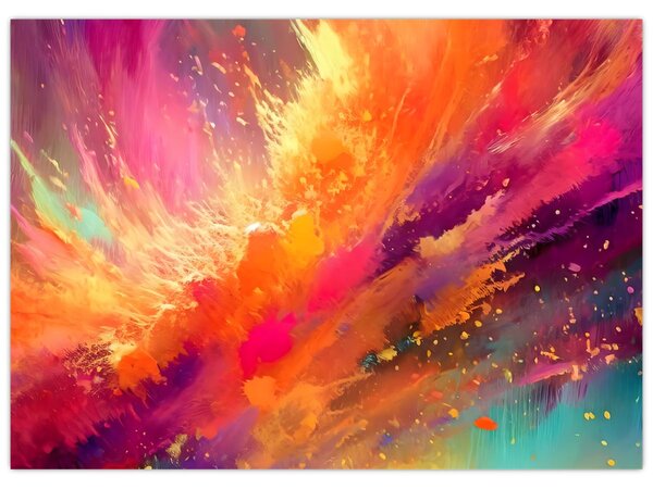 Obraz - Dynamiczna abstrakcja (70x50 cm)
