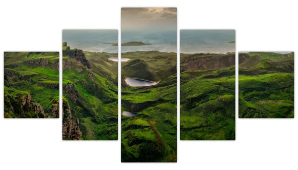 Obraz - Quiraing, Szkocja (125x70 cm)