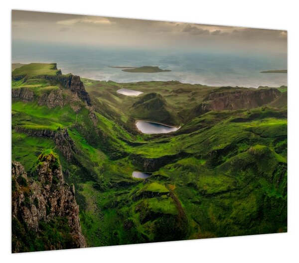 Obraz - Quiraing, Szkocja (70x50 cm)