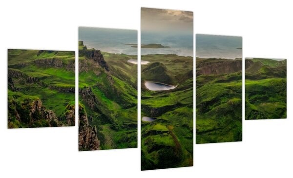 Obraz - Quiraing, Szkocja (125x70 cm)