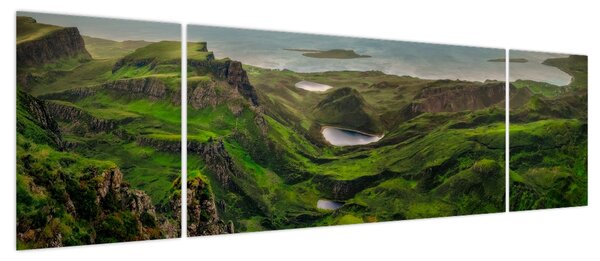 Obraz - Quiraing, Szkocja (170x50 cm)