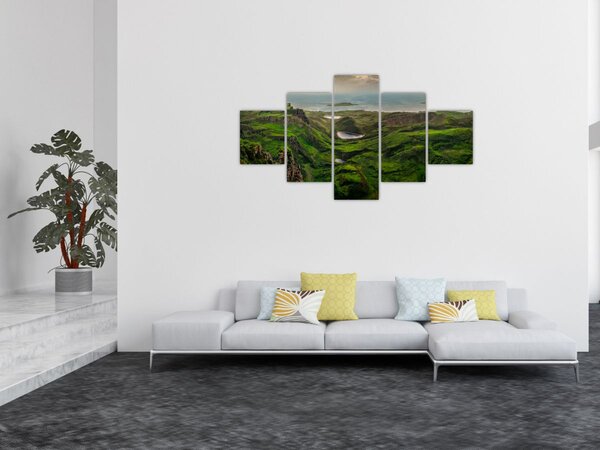 Obraz - Quiraing, Szkocja (125x70 cm)