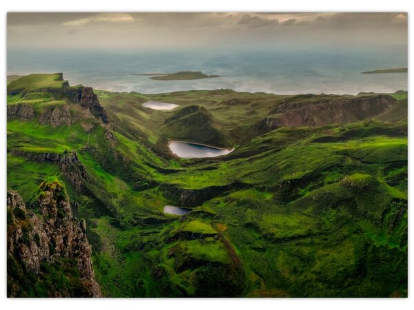 Obraz - Quiraing, Szkocja (70x50 cm)