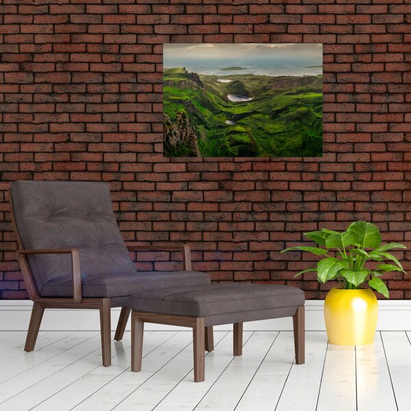 Obraz - Quiraing, Szkocja (70x50 cm)