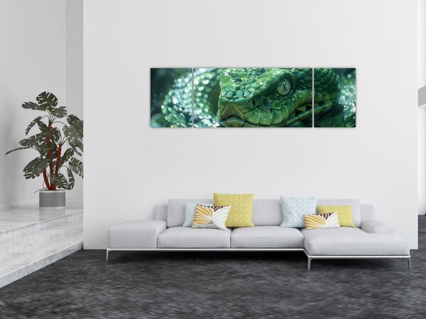 Obraz - Portret węża (170x50 cm)
