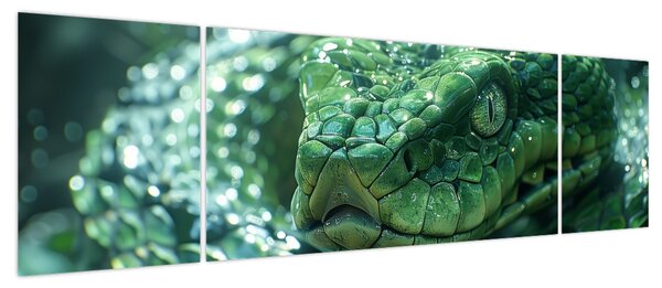 Obraz - Portret węża (170x50 cm)
