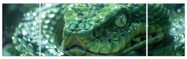 Obraz - Portret węża (170x50 cm)