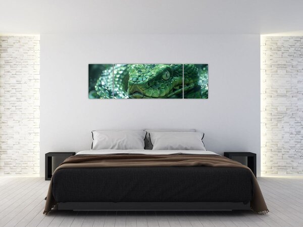 Obraz - Portret węża (170x50 cm)