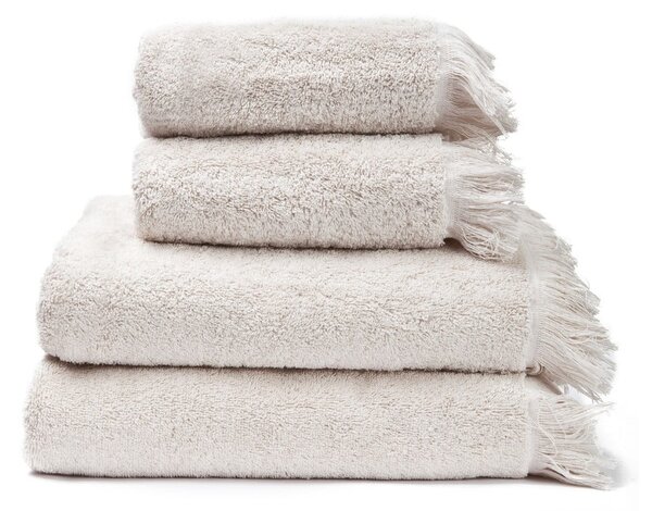 Zestaw 4 kremowych ręczników ze 100% bawełny Bonami Selection, 50x90+70x140 cm