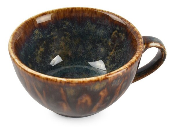 Brązowa porcelanowa filiżanka do cappuccino 200 ml Resto – BonBistro
