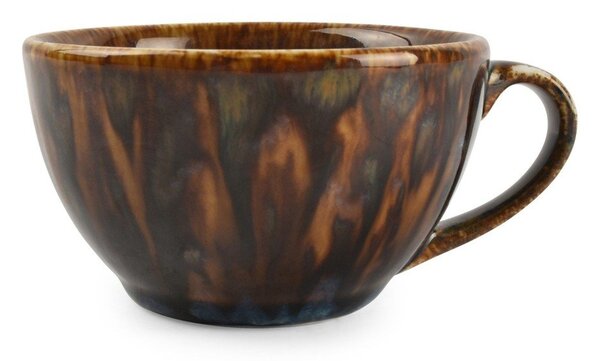 Brązowa porcelanowa filiżanka do cappuccino 200 ml Resto – BonBistro