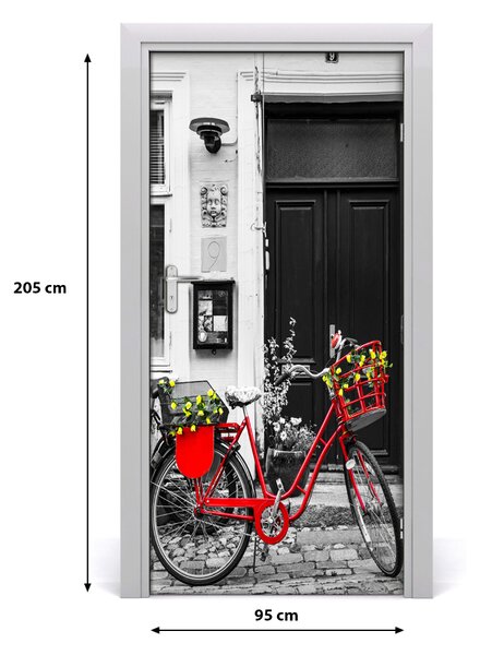 Fototapeta samoprzylepna na drzwi Rower miejski