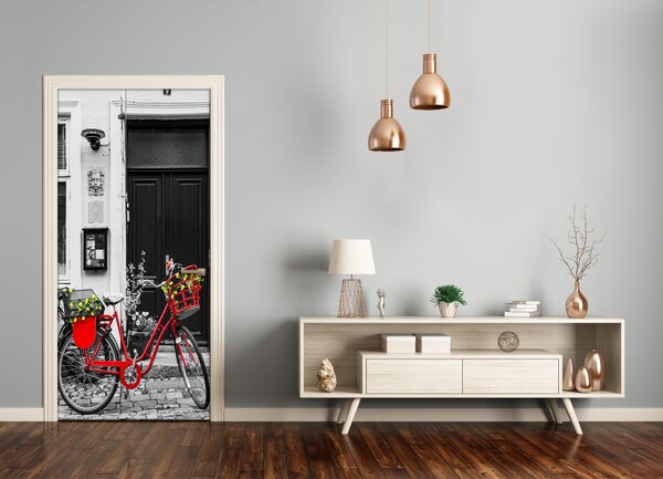 Fototapeta samoprzylepna na drzwi Rower miejski