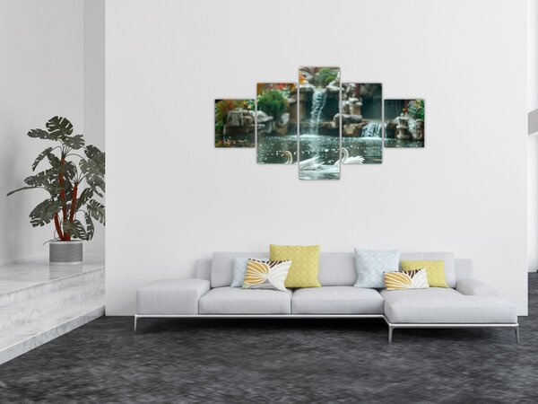 Obraz - Staw azjatycki (125x70 cm)