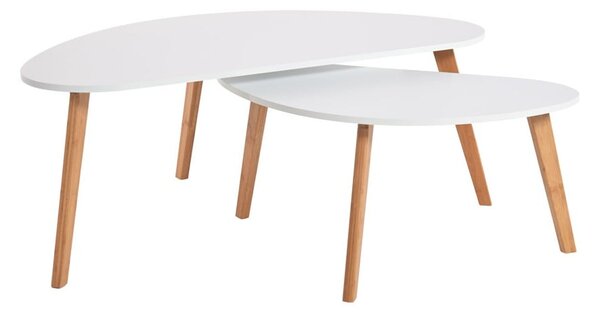 Biały stolik Bonami Essentials Skandinavian, dł. 120 cm